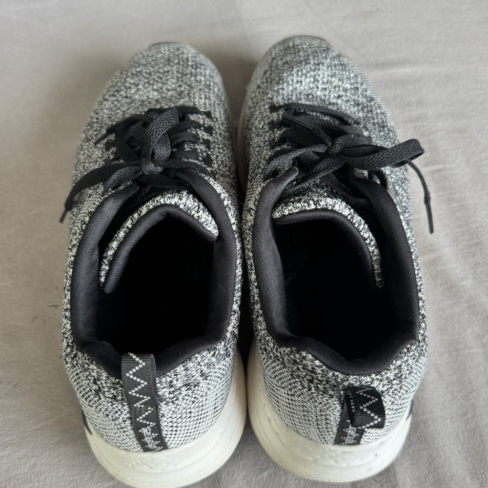 Size 9 - Skechers Men's Arch Fit Paradyme Blk/Wht Lace Up Sneakers 232041WW - Picture 6 of 10